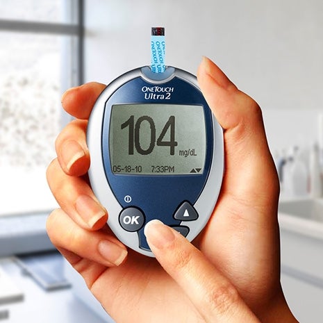 OneTouch® Ultra®2 meter in hand