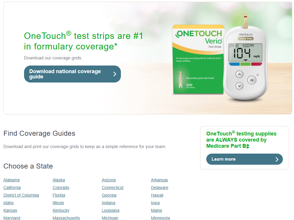 State Insurance Coverage Lists